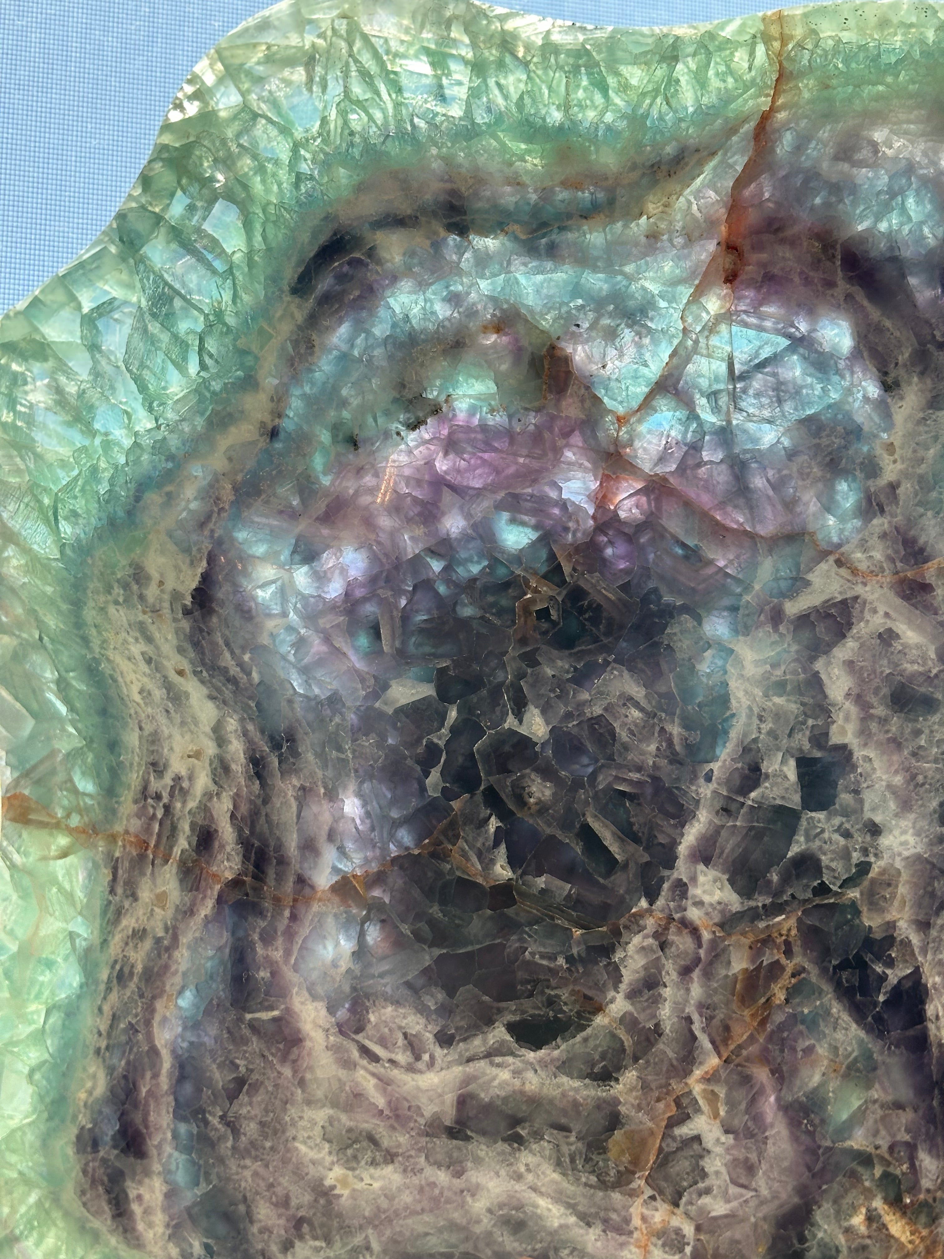 Fluorite Crystal Bowl – Hand-Carved Luxury Home Decor