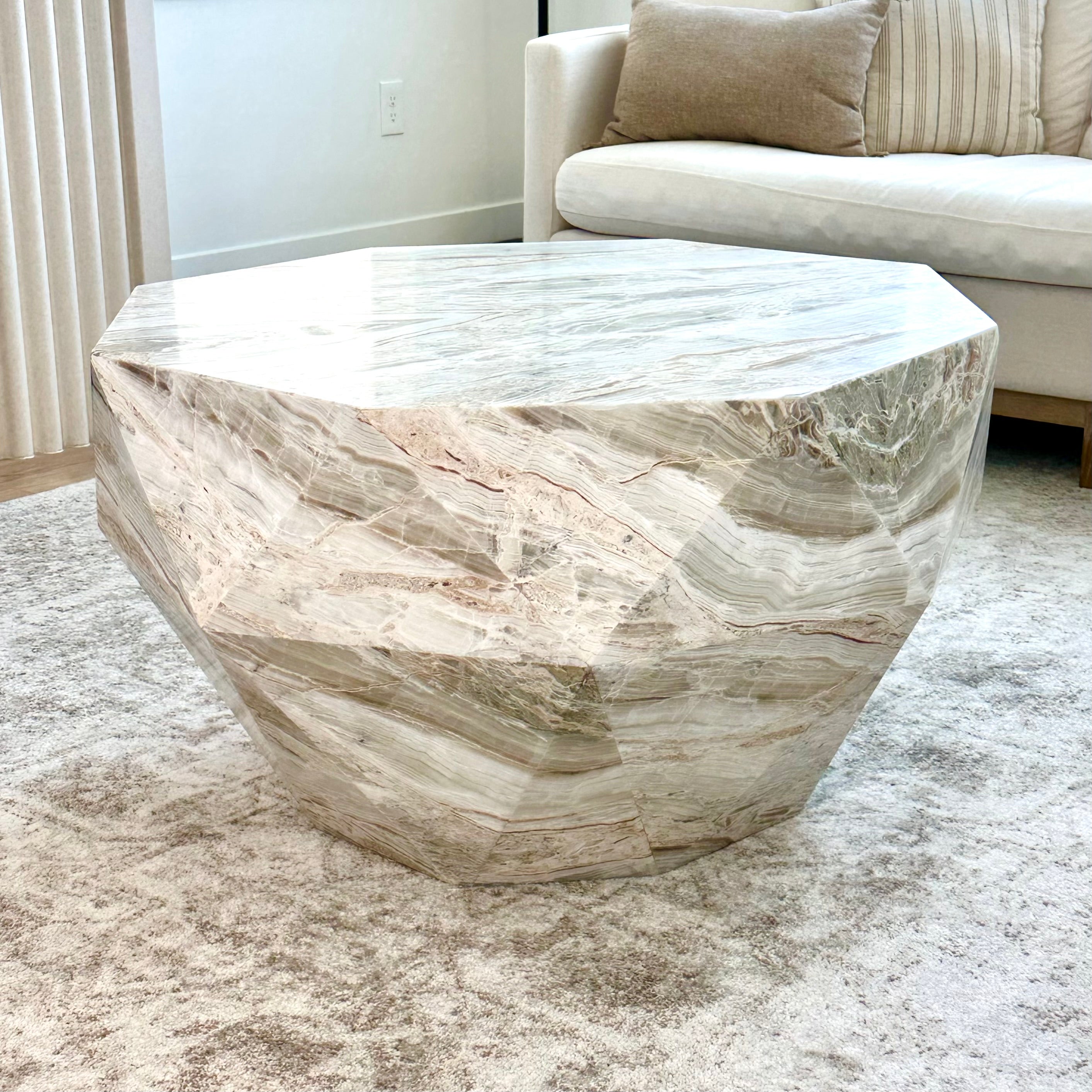 Banded Onyx Coffee Table