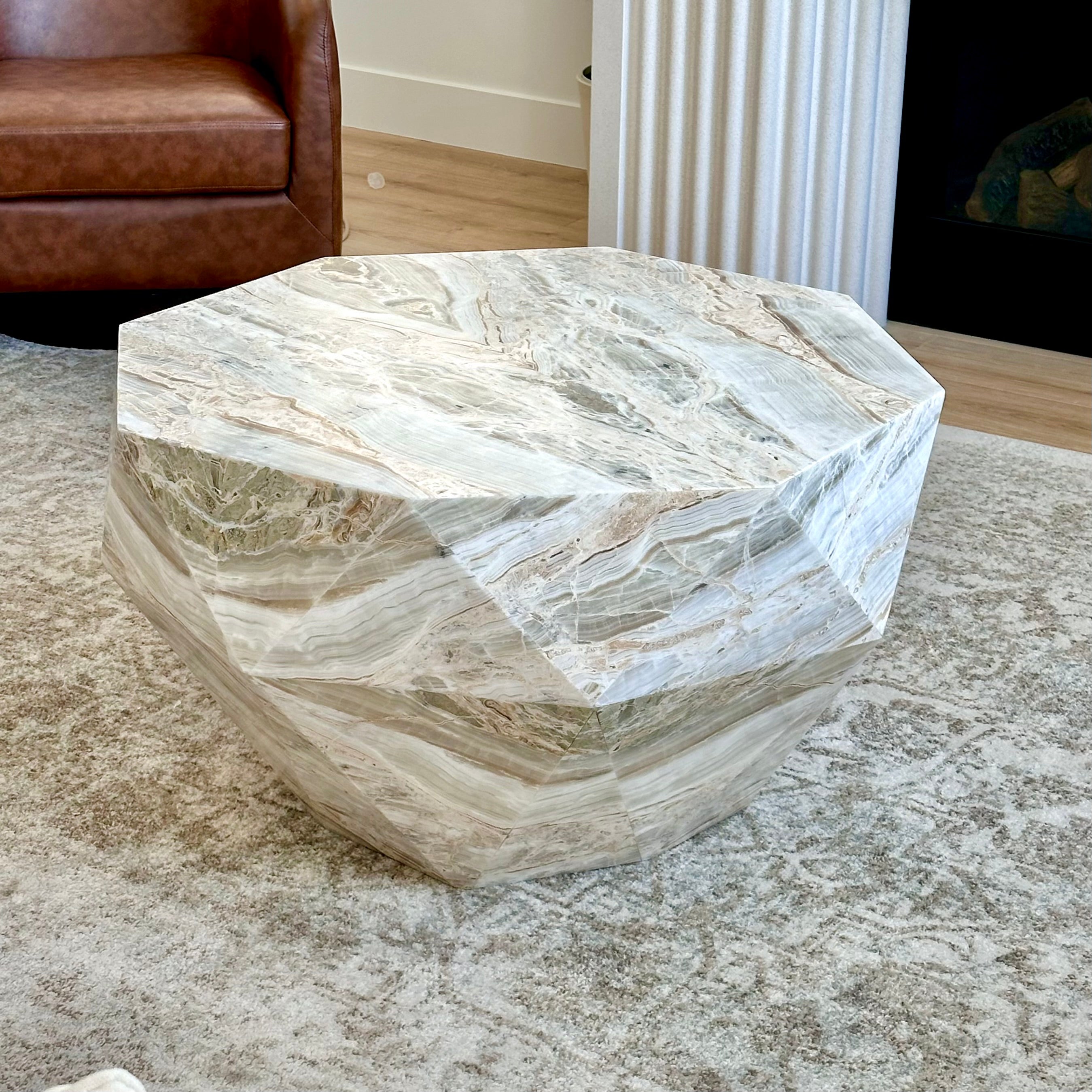 Banded Onyx Coffee Table