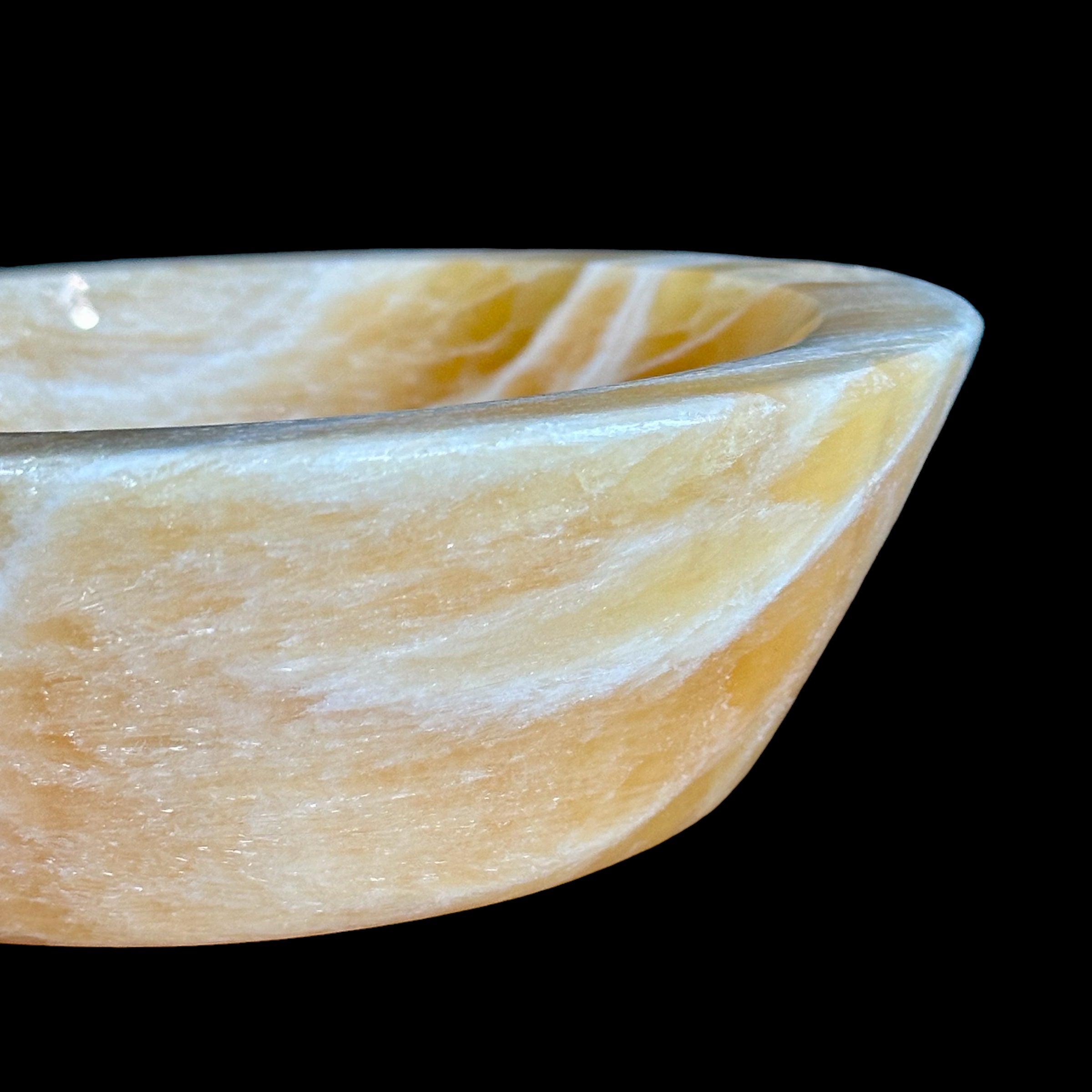 Honeycomb Calcite - Mined and crafted in Utah