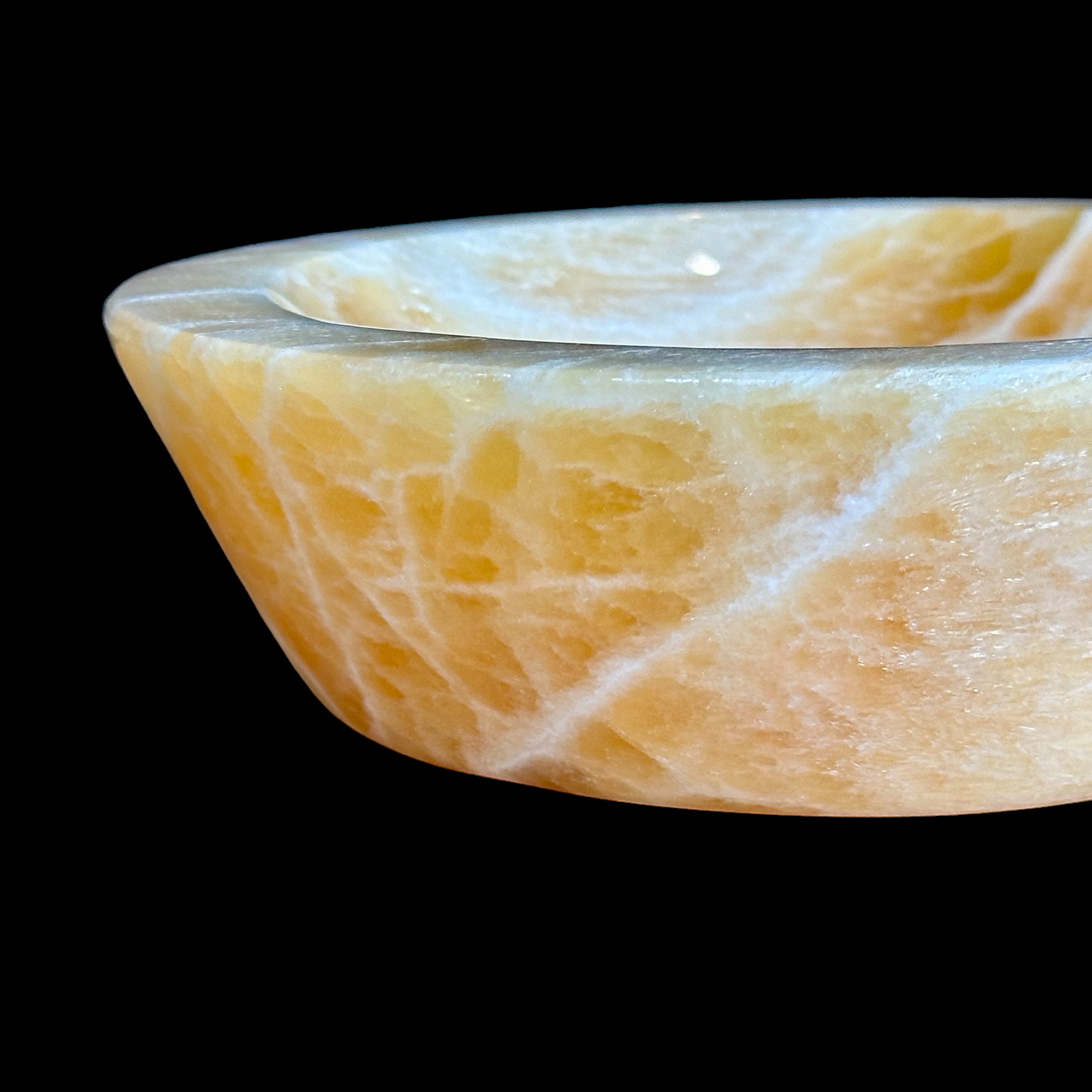 Honeycomb Calcite - Mined and crafted in Utah