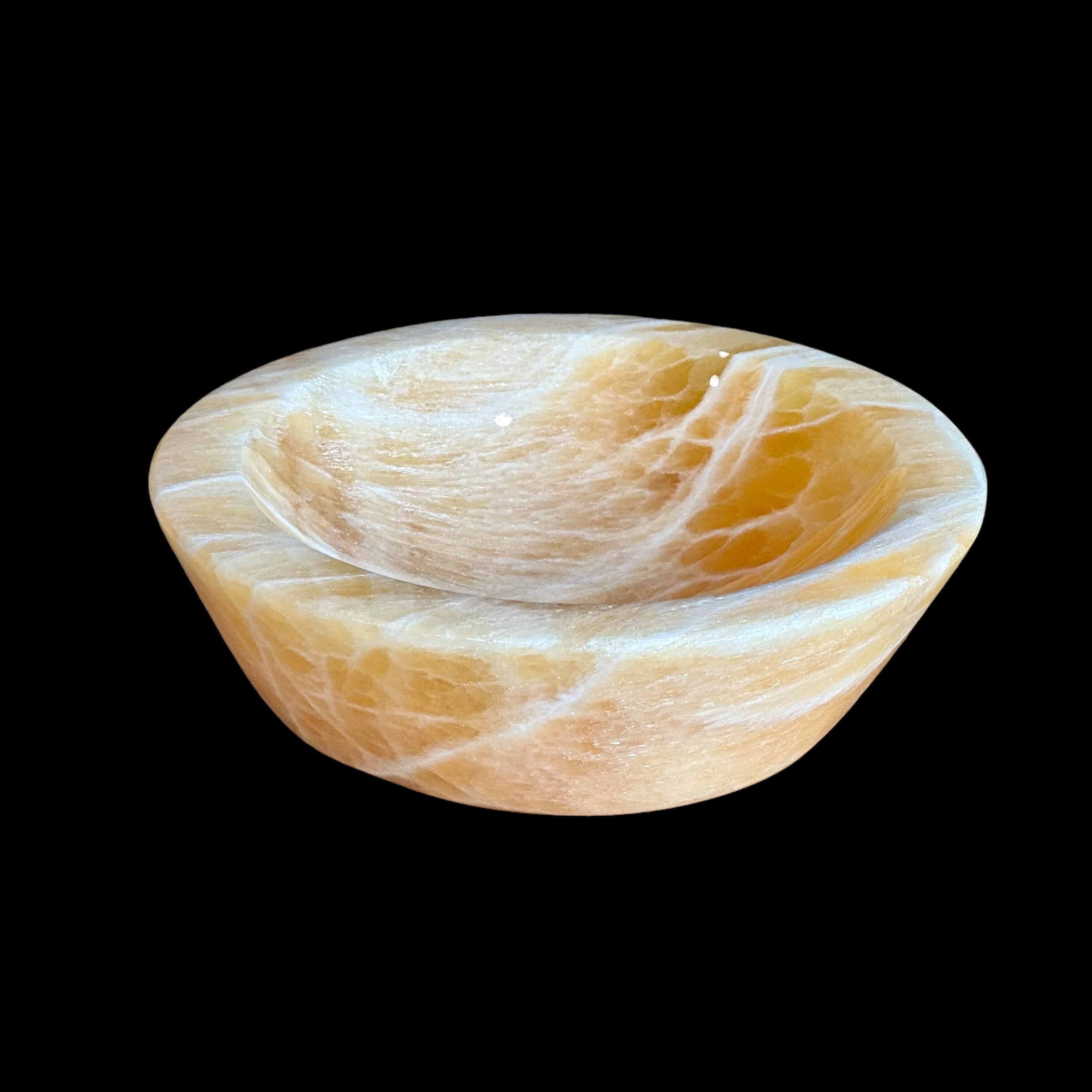 Honeycomb Calcite - Mined and crafted in Utah