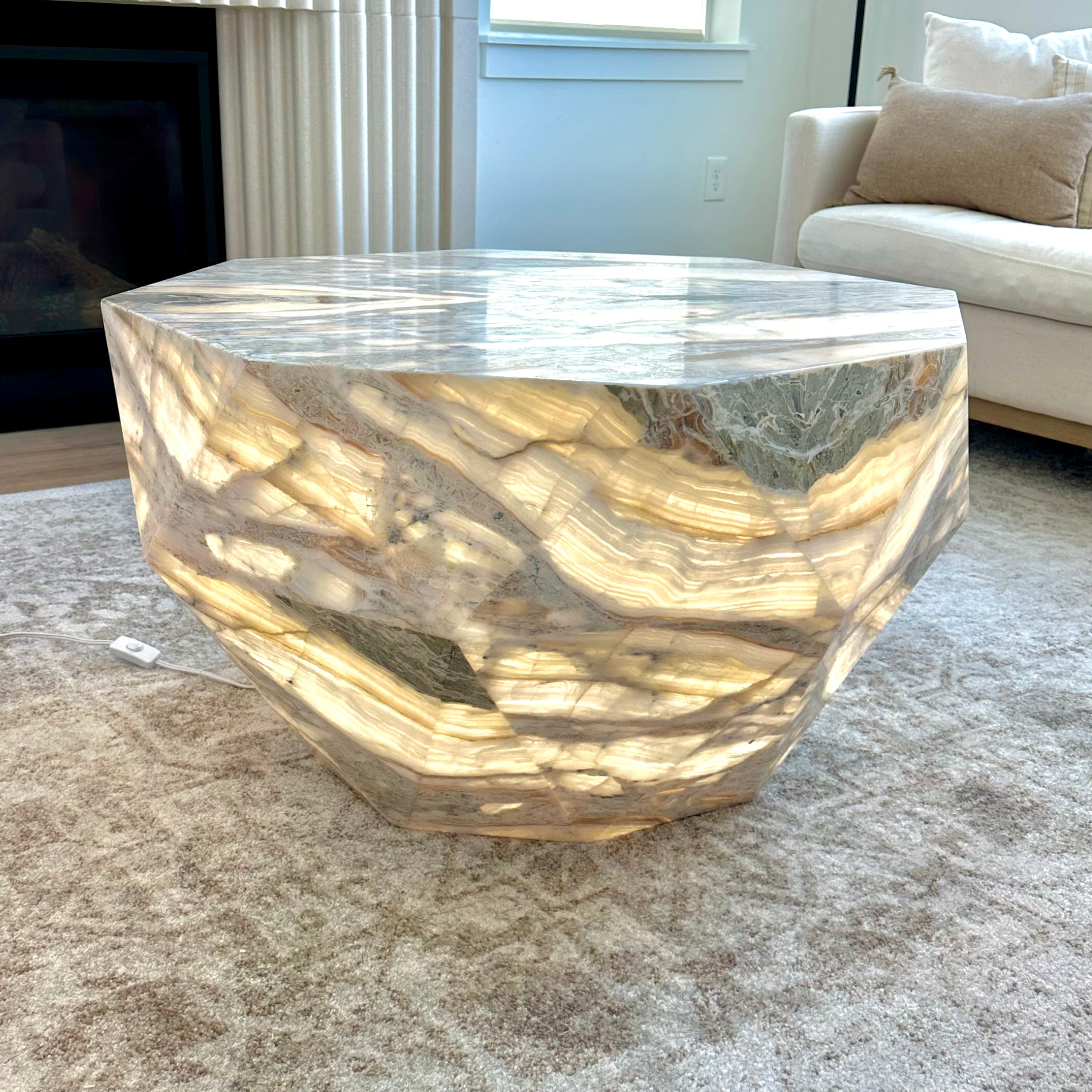 Banded Onyx Coffee Table