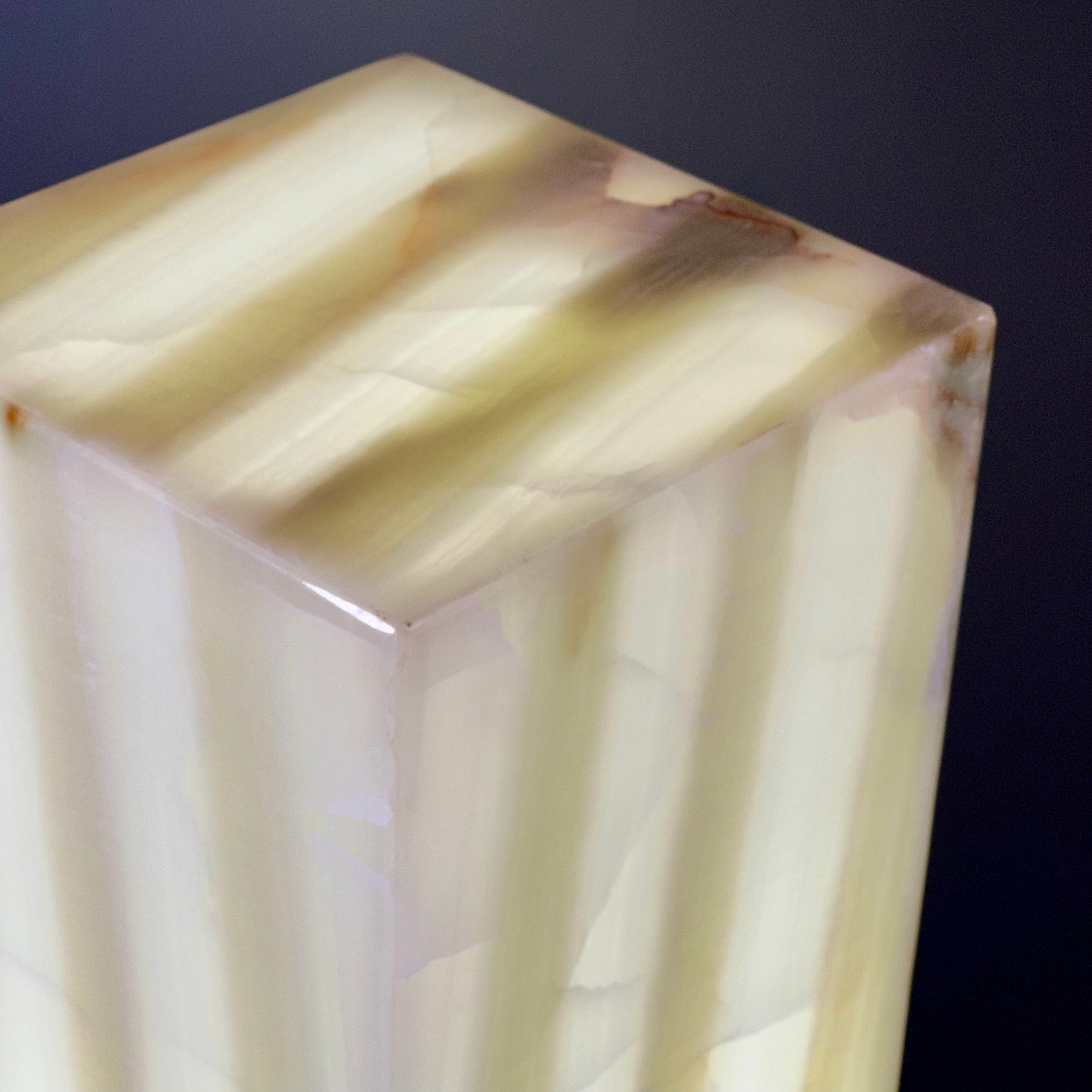 High Polish Green Onyx Lamp