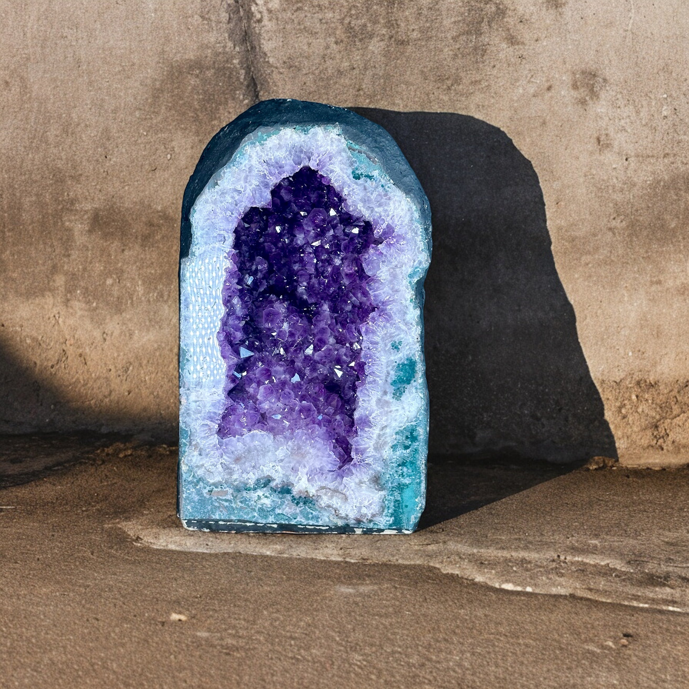 Amethyst Geode Display Piece