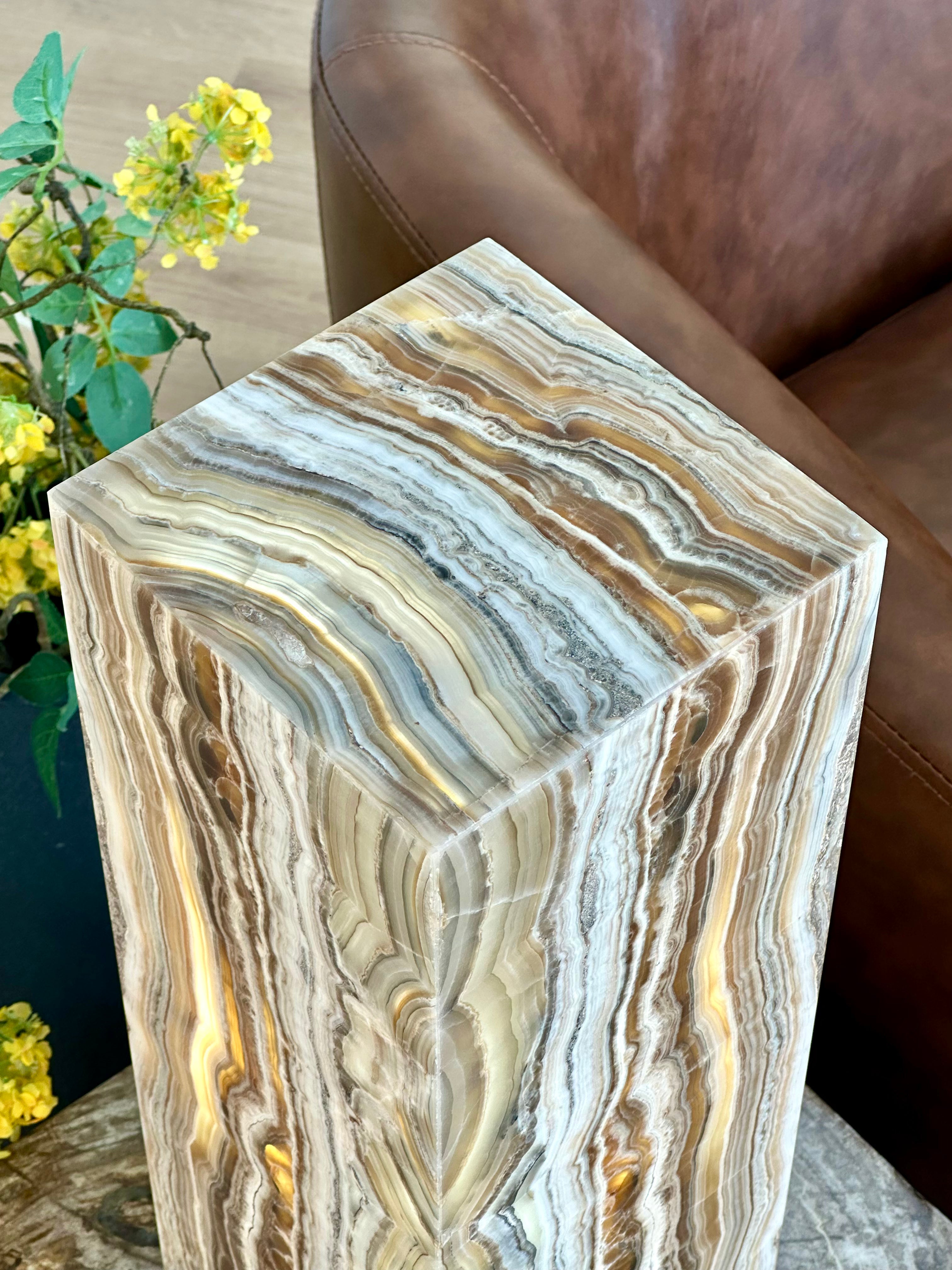 Golden Onyx Lamp