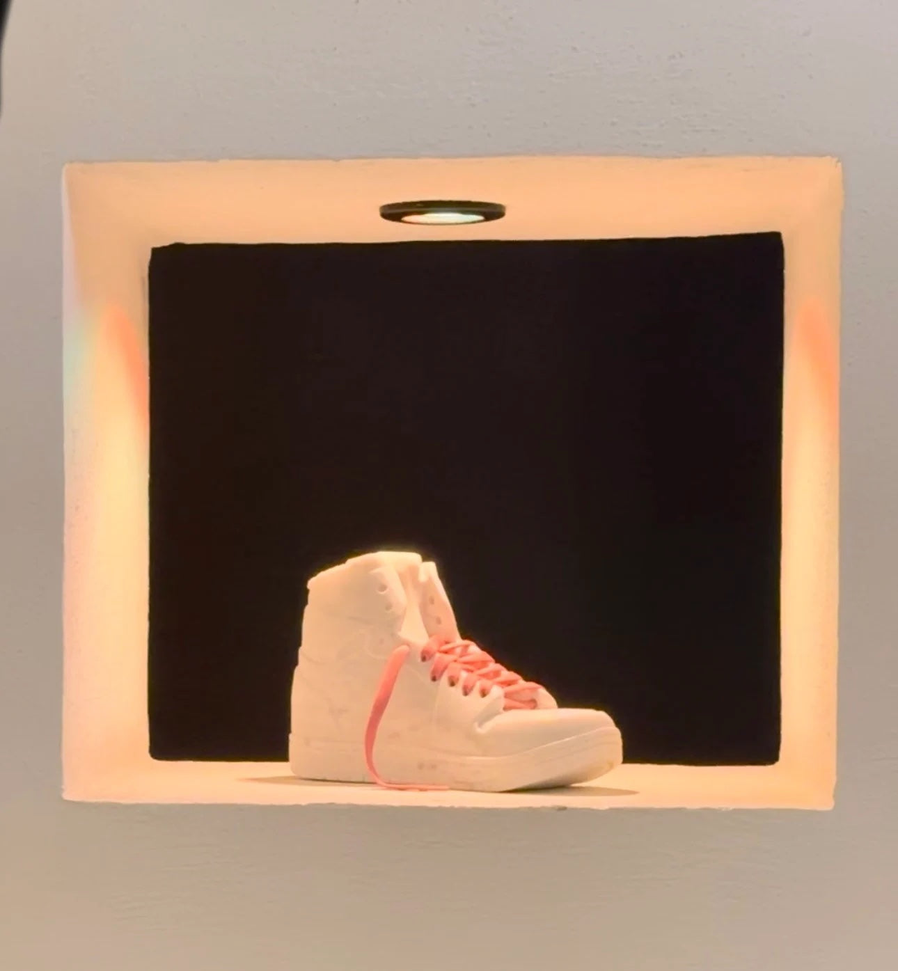 Marble Nike Inspired Hightop Sneaker Sculpture