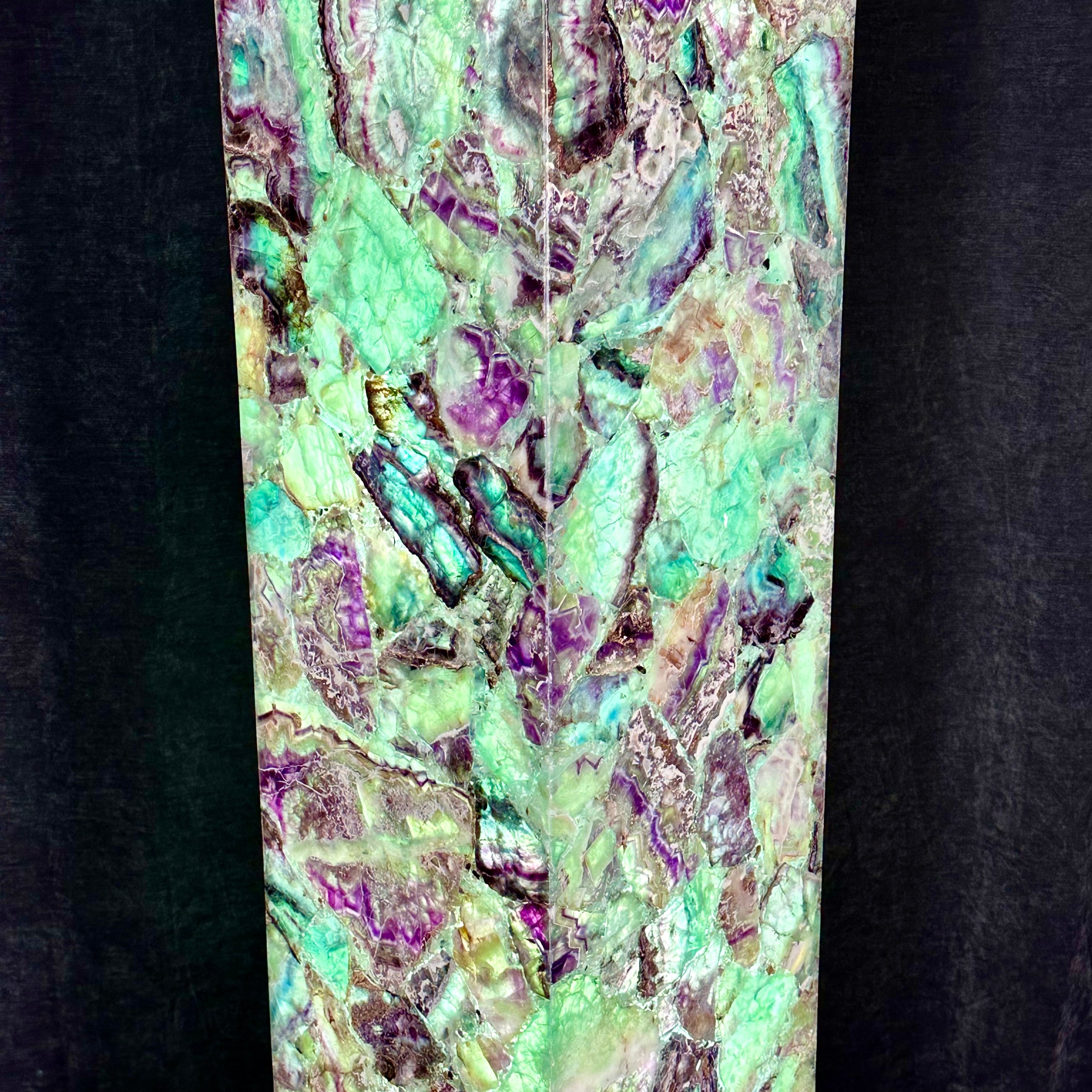 Colgate Fluorite Tower Lamp - 59” Inches Tall