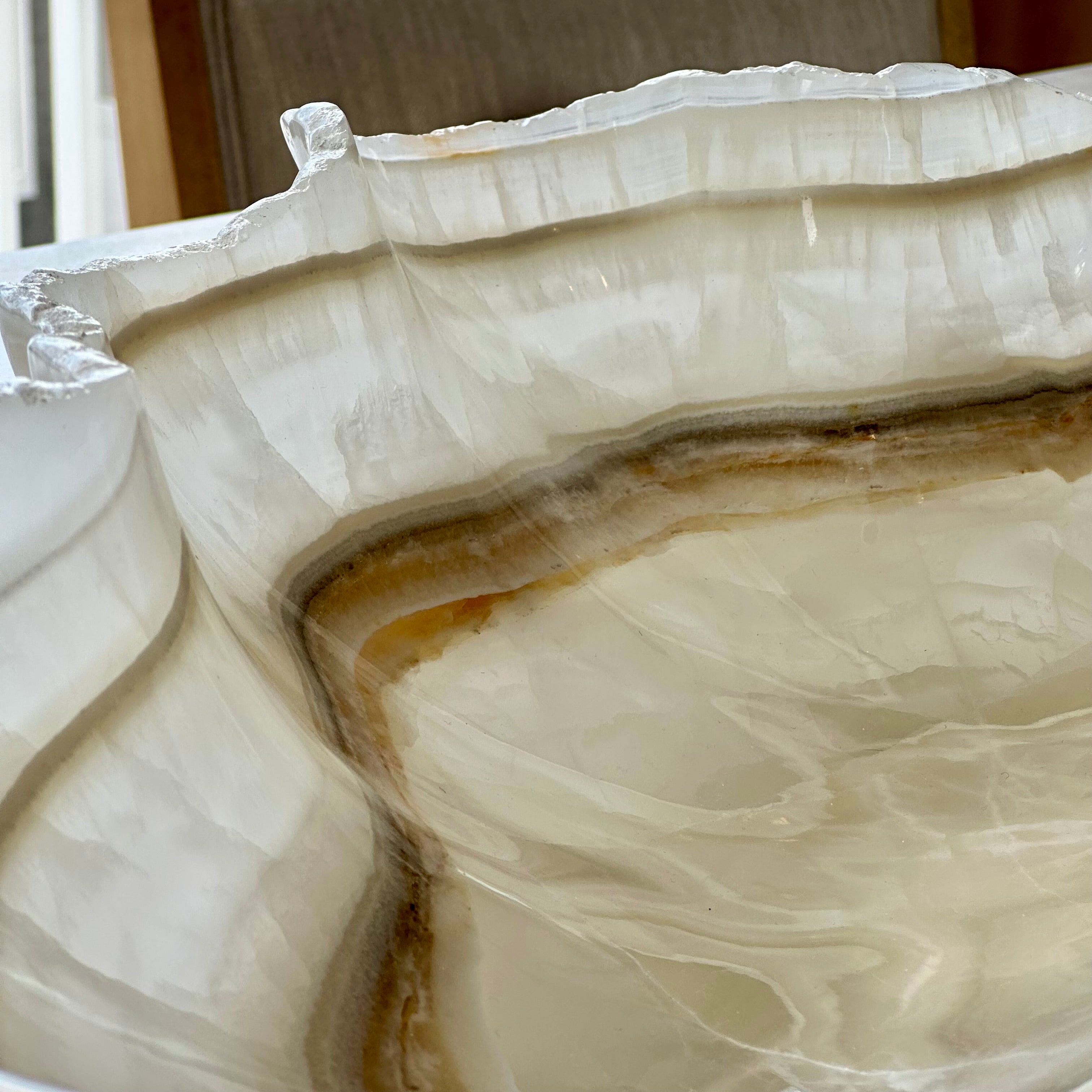 Large Nacar Onyx Bowl – Handcrafted by Master Artisans