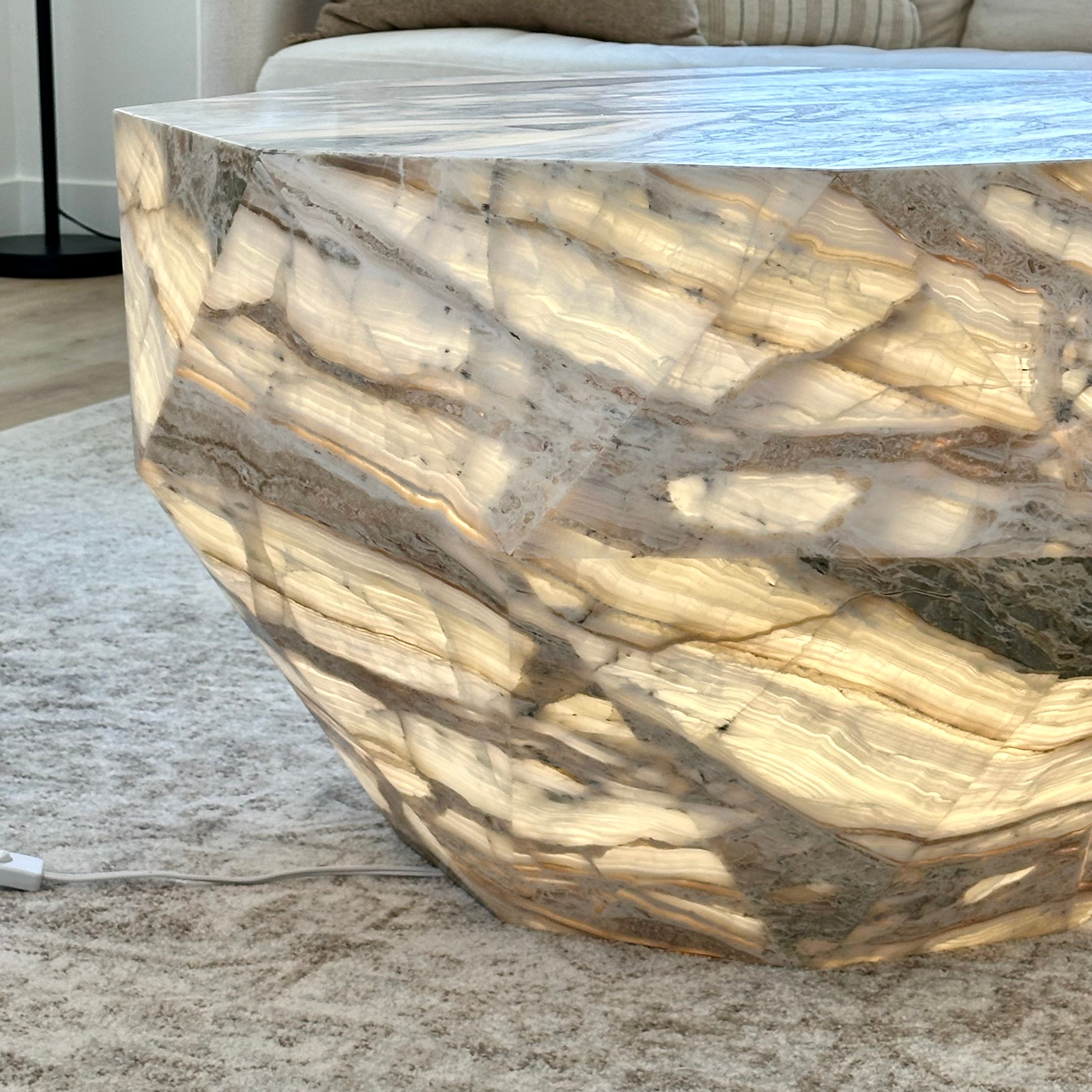 Banded Onyx Coffee Table