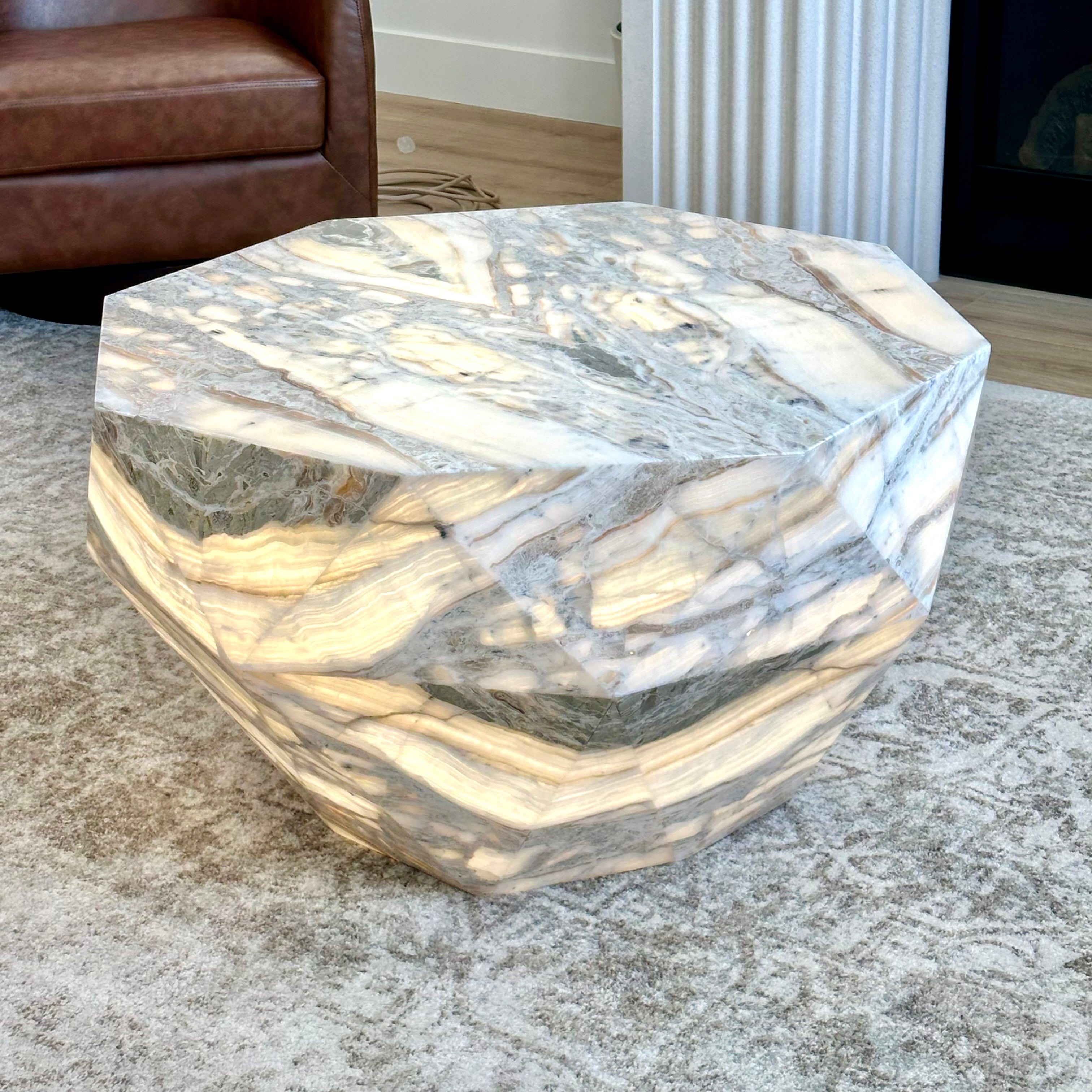 Banded Onyx Coffee Table