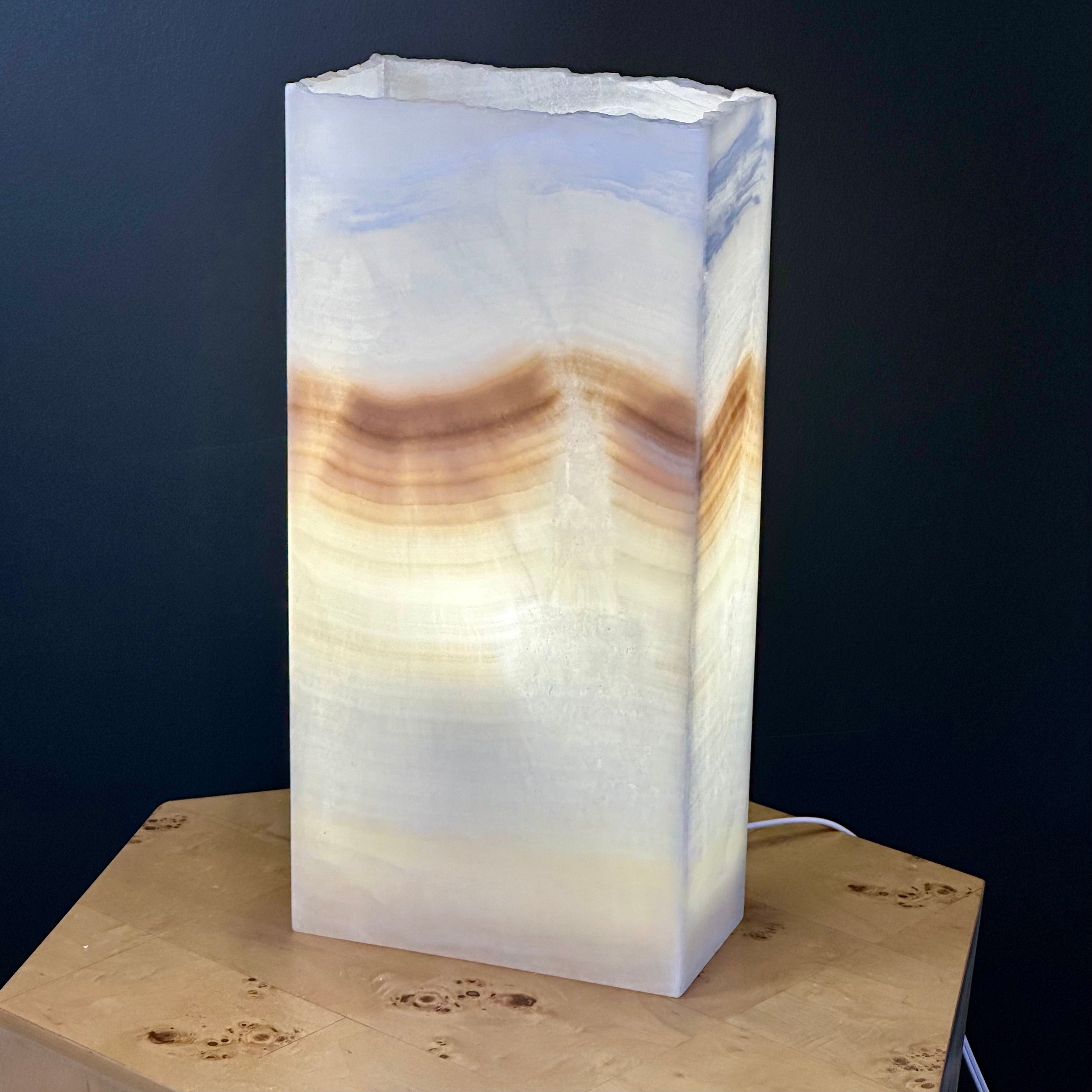 Banded Onyx shops Lamp