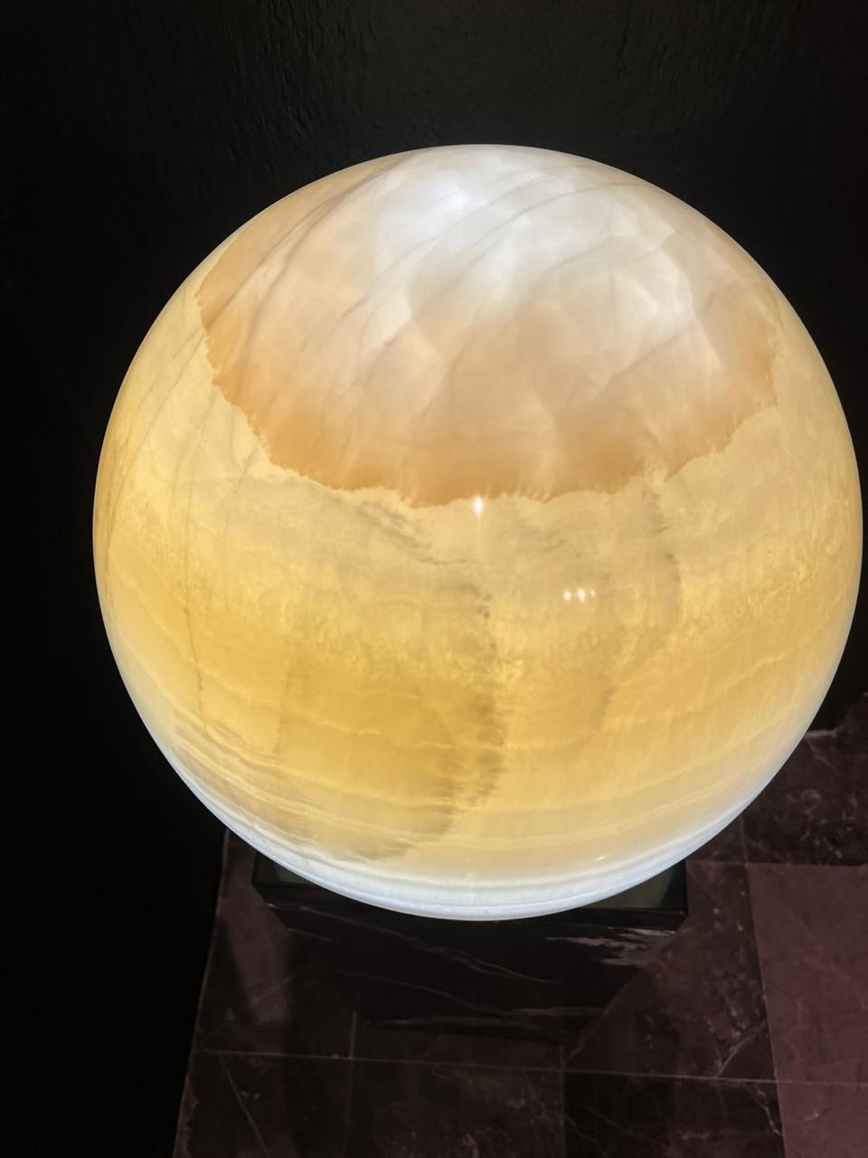 Onyx Sphere Sculpture