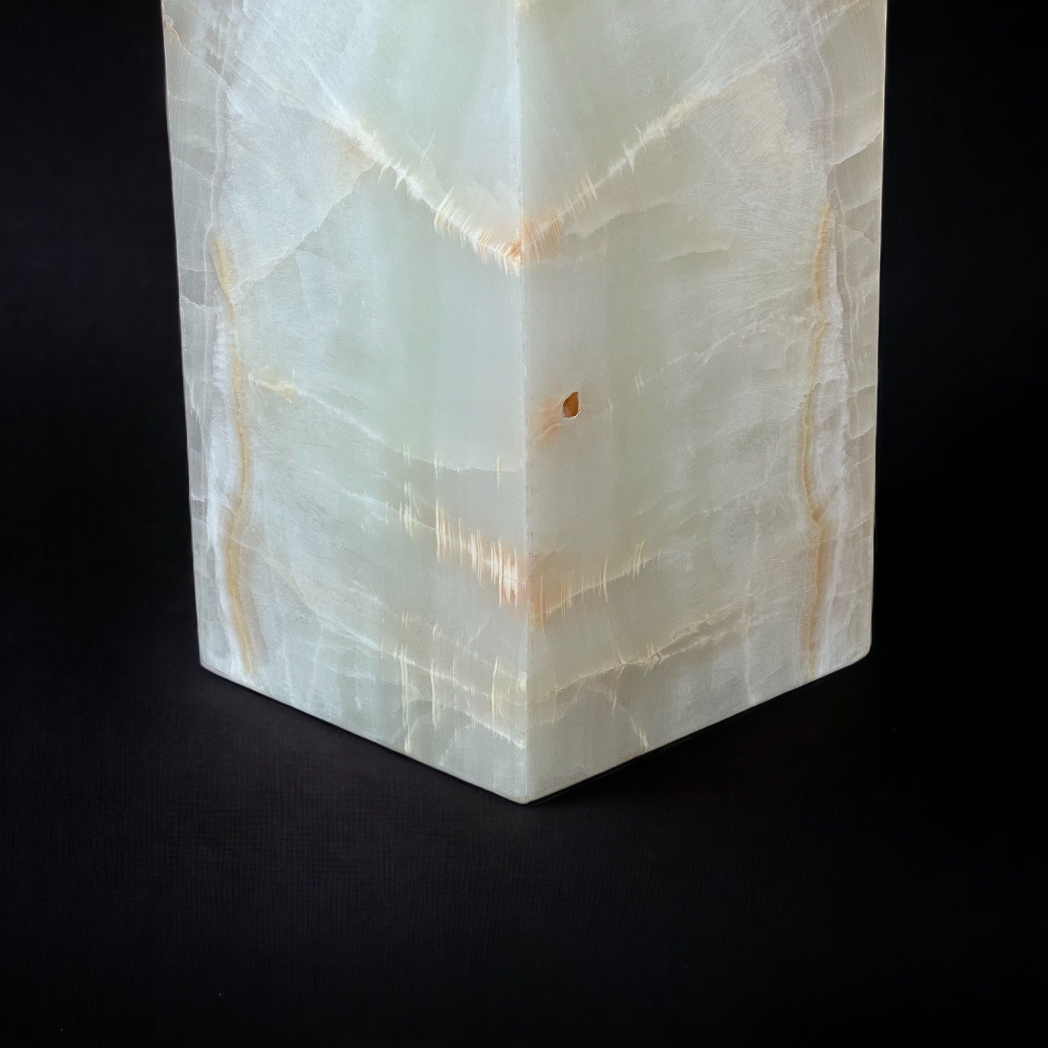 Green Banded Onyx Lamp